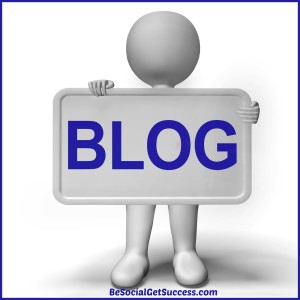 Blog Sign For Blogger Website And Blogging